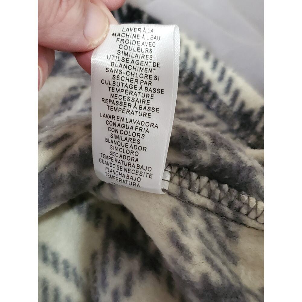 O’Neill Men’s Plaid Fleece Shacket Size L/XL Snap Front Black White Checkered - Picture 4 of 11